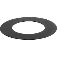 QAZQA Opvulring zwart voor inbouwspots 7,5 - 13 cm - Spacer