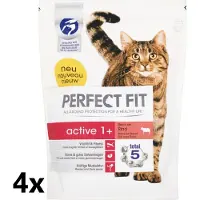 Perfect Fit - Droogvoer - Active - Rund - 4x750g