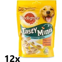 Pedigree - Tasty Mini's - Cheesy Bites - Kaas & Rund - 12x140g