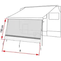 Fiamma Sun View XL Voortentbevestiging Voorwand 325 cm