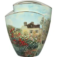 Goebel - Claude Monet | Vaas Het Kunstenaarshuis 43 | Porselein - 43cm - Limited Edition - met echt goud