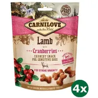 Carnilove 4x200 gr crunchy snack lam / cranberries hondensnack