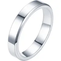LGT JWLS LGT Jewels smalle stalen ring Zilverkleurig 4mm-18mm