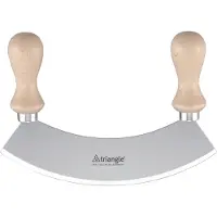 Triangle Wiegemes 23 cm - Ambachtelijk Solingen Staal met Beukenhout Heft