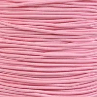 ABC-led 3mm Elastisch Touw - Roze - 50 meter op rol