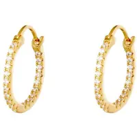 Yehwang Oorbellen Shiny Hoops - - Oorringen - One size - Goud