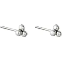 Yehwang Oorbellen Triple Bullet - - Studs - One size - Zilver