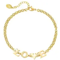 Yehwang Armband Love Ink - - Armband - One size - Goud