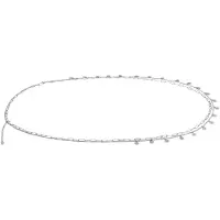 Yehwang - Bellychain - Buikketting - Cirkels - Zilverkleurig - Bodychain - Stainless Steel - Waterproof
