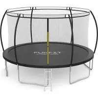 Viking Choice Trampoline met net - 490 cm - 16 FT - zwart - tot 150 kg