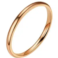 LGT JWLS LGT Jewels smalle stalen ring Rose 2mm-15mm
