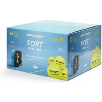 Dunlop Fort Xtra Life Tenis Balls Box Transparant 72 Balls