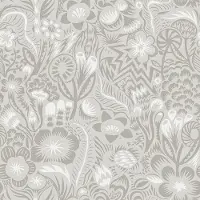 Boråstapeter Vliesbehang 2085 - Swedish Designers - Botanisch Beige - 49cm x 10.05m