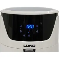 LUND GRINDINĖ GRUPINtuvė. 3,7L 1400W LED, Baltas, Friteuse, Wit