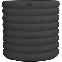 DBKD Mud bloempot zwart XL, Ø 27 cm