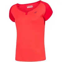 Babolat Play Short Sleeve T-shirt Rood 6-8 Years Meisje