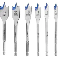 Irwin Tools Blue Groove Speedboor 4x, 6-delige set: 10/13/16/19/22/25 mm - 10502826