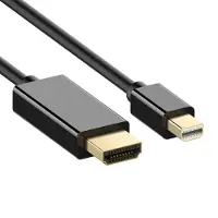 S-Impuls Mini DisplayPort 1.2 naar HDMI 1.4 kabel (4K 30 Hz) / zwart - 2 meter
