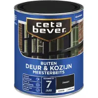Cetabever Deur- & Kozijnbeits Deur & Kozijn - Zwart - Zijdeglans - 750ml