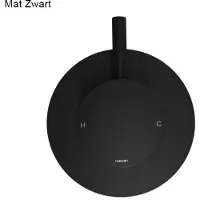 Hotbath Handdoekrek Cobber 64 cm Mat Zwart