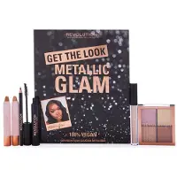 Makeup Revolution Get The Look: Metallic Glam Makeup Gift Set - Cadeau
