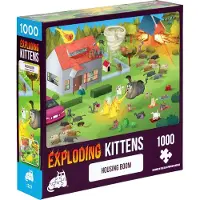 Exploding Kittens Housing Boom Puzzel van - 1000 Stukken Puzzel voor Volwassenen, Tieners en Kinderen