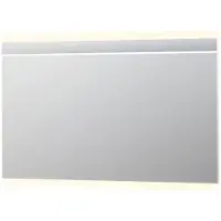 Ink SP6 Spiegel 140x80cm Indirecte LED Boven/onder En Horizontale Lichtstreep - Glas - Rechthoekig - Spiegels, Badkamerspiegels - 8718835116934