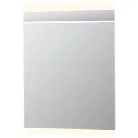 Ink SP6 Spiegel 70x80cm Indirecte LED Boven/onder En Horizontale Lichtstreep - Glas - Rechthoekig - Spiegels, Badkamerspiegels - 8718835116880