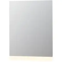 Ink SP3 Spiegel 70x80cm Indirecte LED Verlichting Boven Of Onder - Glas - Rechthoekig - Spiegels, Badkamerspiegels - 8718835116781