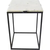 Loft42 Marble Bijzettafel Vierkant 32x32x46