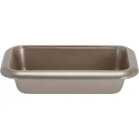 La Cucina Rechthoekige bakvorm/cakevorm met anti-aanbak laag zilver 28 x 18 cm