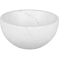 Differnz Waskom boomer 20x10 cm marmer wit