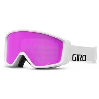 Giro Skibril Giro Index 2.0 White Wordmark Amber Pink
