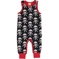 Maxomorra Playsuit SCARY SKELETON 74/80