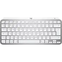 Logitech MX Keys Mini voor zakelijk gebruik, draadloos, RF draadloos + Bluetooth, schaarkoppeling, QWERTY-indeling, LED-verlichting, grijs