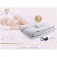 Carmen Elektrische/Warmte deken - 150X80 cm - 2 Warmtestanden - 60W - Wit