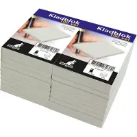 Kangaro kladblok - 6,75 x 11cm - grijs - 20 stuks