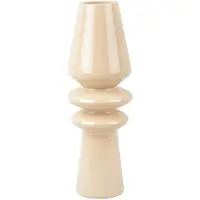 Present Time Vaas Sparkle Cone - Zandbruin - Ø9cm