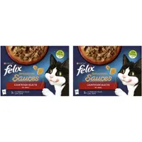 Felix 2x - Sensations Countryside Selectie in Saus - Kattenvoer - 12x85g