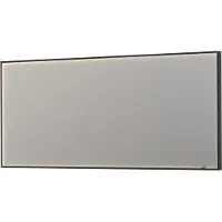 Ink SP19 Spiegel In Kader 180x80cm Directe LED Verlichting Rondom - Mat Zwart - Glas - Rechthoekig - Spiegels, Badkamerspiegels - 8718835132231