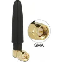 DeLOCK LTE (4G) antenne - omnidirectioneel - SMA (m) - 2 dBi / zwart