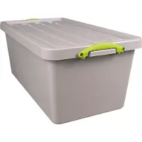 Really Useful Box Recycled opbergdoos 82 l, nestbaar, grijs 3 stuks