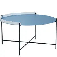 Houe Bijzettafel Edge Tray Table Pigeon Blue 76 cm