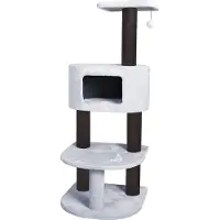 Europet Krabpaal Salisbury 140 58x58x140cm lichtgrijs