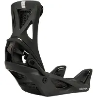Burton Escapade Vrouw Stapt Op Snowboardbindingen