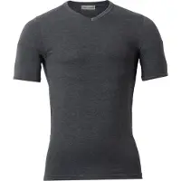 Gentlemen - 2 heren thermo T-shirts - antraciet - maat L (valt klein, bestel een maat groter)