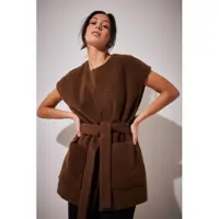 NA-KD Wool Blend Vest Dames Gilet - Maat 36