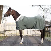 QHP Fleecedeken Gloss Olive - 205 - Zweetdeken