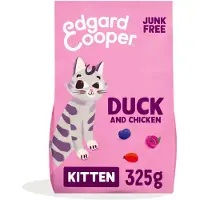Edgard & Cooper 6x Kattenvoer Kitten Eend - Kip 325 gr