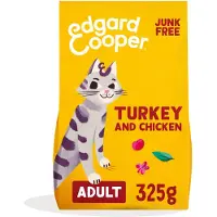 Edgard & Cooper 6x Kattenvoer Adult Kalkoen - Kip 325 gr